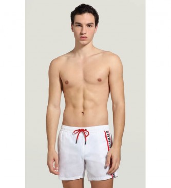 Bikkembergs Zwemkleding shorts wit, rood