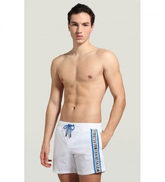 Bikkembergs Swimming costume shorts white, blue