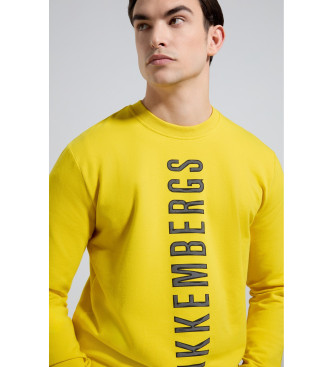 Bikkembergs Sweatshirt 3D gul