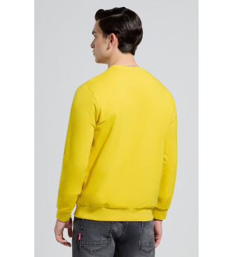 Bikkembergs Sweatshirt 3D gul