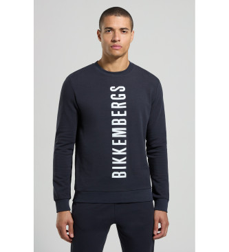 Bikkembergs Blue 3D sweatshirt