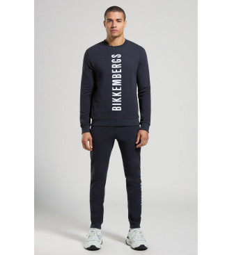 Bikkembergs Blue 3D sweatshirt