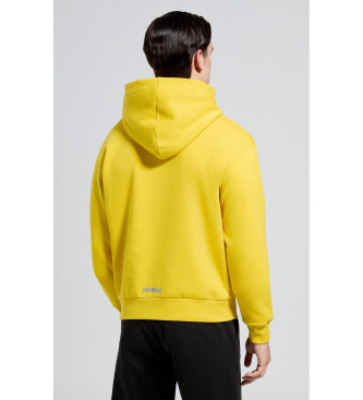 Bikkembergs Sudadera con ilustracin amarillo