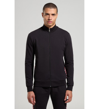 Bikkembergs Dtails du sweat-shirt noir