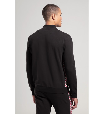 Bikkembergs Sweatshirt Details schwarz