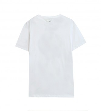 Bikkembergs T-shirt dubbel logo wit