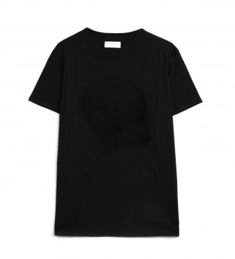 Bikkembergs T-shirt com logtipo duplo preto