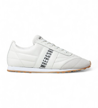 Bikkembergs Sapatilhas de couro Futebol branco