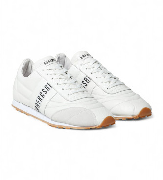 Bikkembergs Sapatilhas de couro Futebol branco