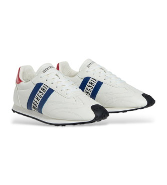 Bikkembergs Sneaker Guti in pelle bianca