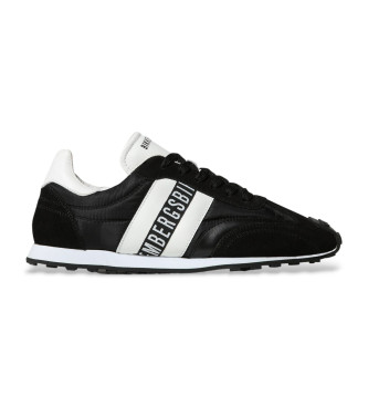 Bikkembergs Guti svarta sneakers i lder