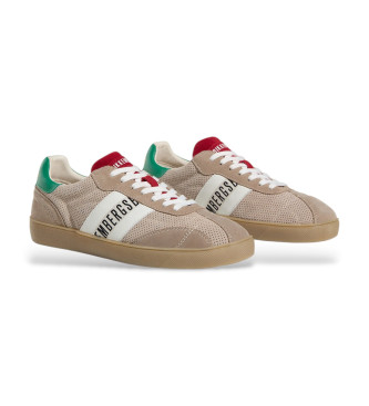 Bikkembergs Leather Sneakers Recoba beige