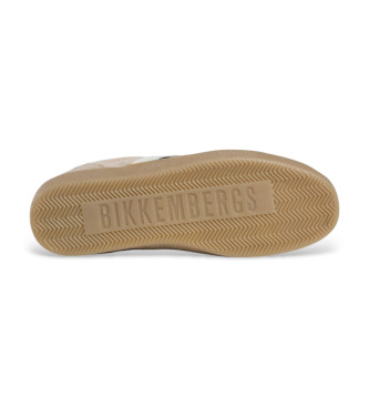 Bikkembergs Leder Turnschuhe Recoba beige