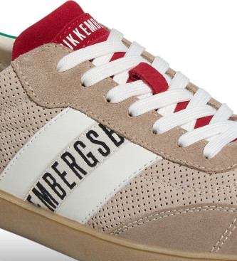 Bikkembergs Sneakers i lder Recoba beige