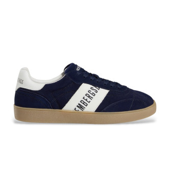 Bikkembergs Baskets en cuir Recoba navy 