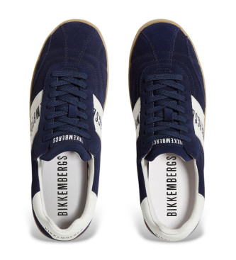 Bikkembergs Leren sneakers Recoba marine 