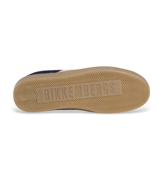 Bikkembergs Zapatillas de Piel Recoba marino 