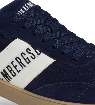 Bikkembergs Leren sneakers Recoba marine 