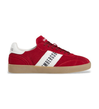 Bikkembergs Leather Sneakers Recoba red