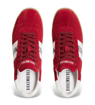 Bikkembergs Leren schoenen Recoba rood