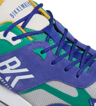 Bikkembergs Retro Sneakers blue, green