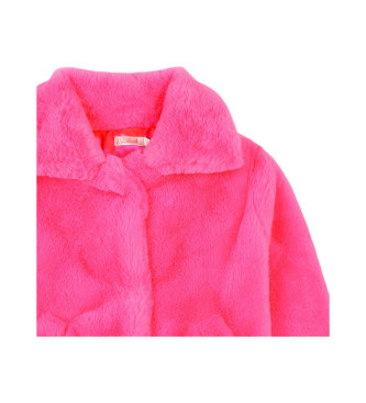 Billieblush Cappotto in shearling rosa