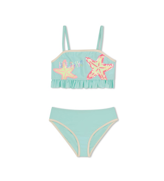 Billieblush Bikini Volantes turquesa