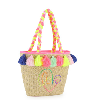 Billieblush borsa da spiaggia beige