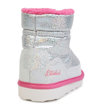 Billieblush Botines de nieve de piel plateado