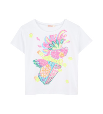 Billieblush T-Shirt mit weiem Paillettenbesatz