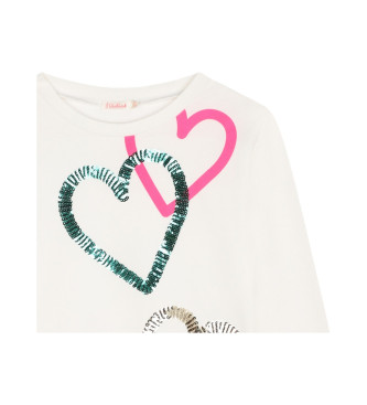 Billieblush Vit stickad T-shirt 