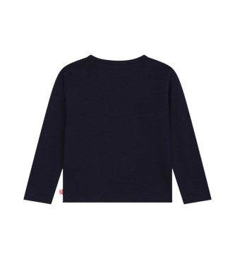 Billieblush Navy black knitted T-shirt