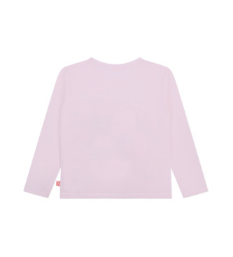 Billieblush Maglietta rosa lavorata a maglia