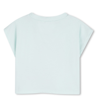 Billieblush T-shirt med turkos illustration