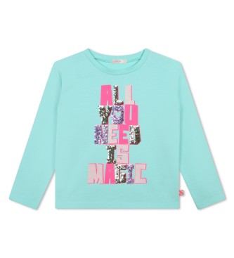 Billieblush Long sleeve blue T-shirt