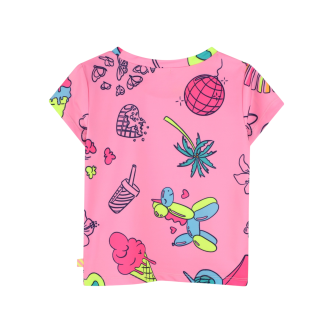 Billieblush Camiseta Tropical rosa
