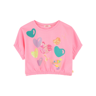 Billieblush T-shirt de fte rose