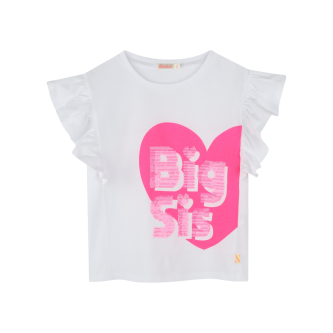 Billieblush T-shirt Grande S?ur blanc