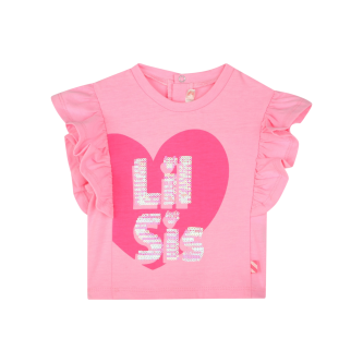 Billieblush T-shirt  c?ur rose
