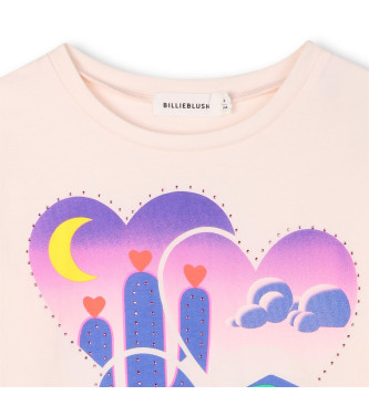 Billieblush Maglietta rosa cactus