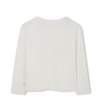 Billieblush Maglietta unicorno bianco sporco