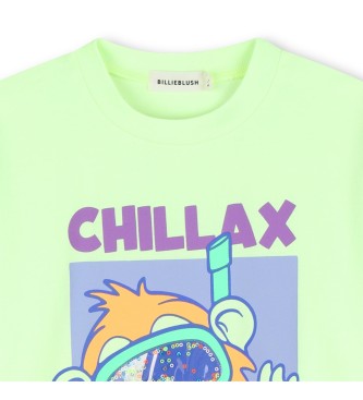 Billieblush Camiseta Ilustrada verde