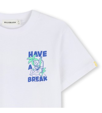 Billieblush T-shirt requin blanc