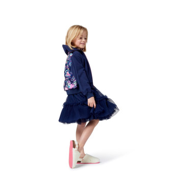 Billieblush Giacca fantasia blu navy