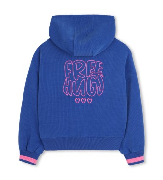 Billieblush Free Hugs sweatshirt blauw