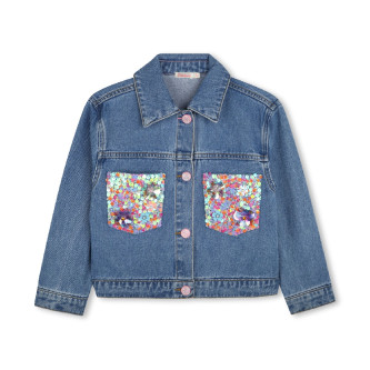 Billieblush Veste en jean bleu