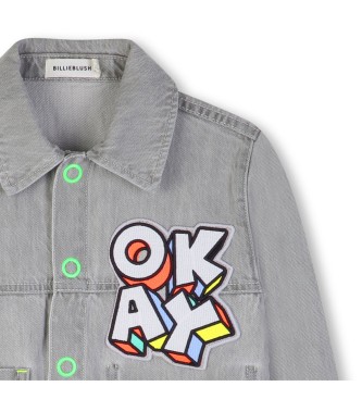 Billieblush Grå denimjakke