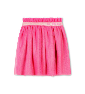 Billieblush Logo embossed skirt pink    