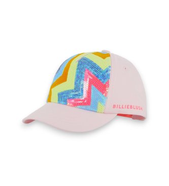 Billieblush Cappello rosa con paillettes