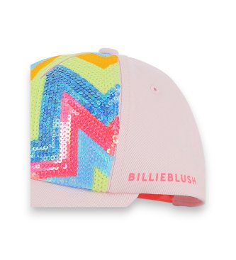 Billieblush Cappello rosa con paillettes